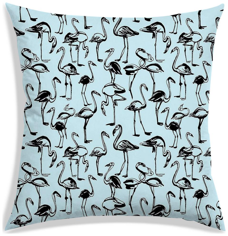 

RADANYA Printed Polyester Pink Cushion Cover ( Extra large Pack of 1 )