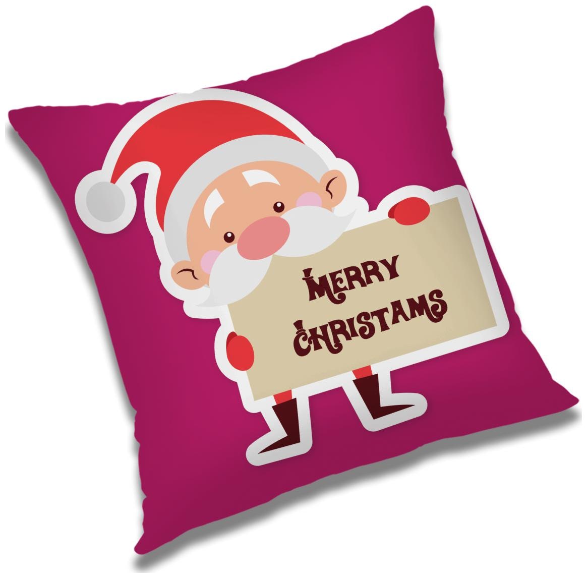 

RADANYA Printed Polyester Pink Cushion Cover ( Large Pack of 1 )