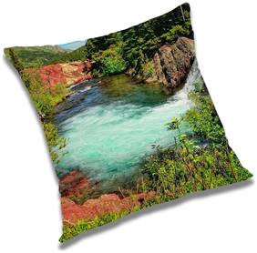 RADANYA Printed Cushion Cover with Filler Set 24x24 inch