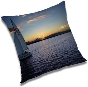 RADANYA Printed Cushion Cover with Filler Set 24x24 inch