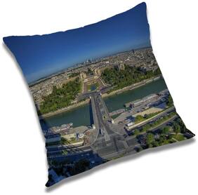 RADANYA Printed Cushion Cover with Filler Set 18x18 inch