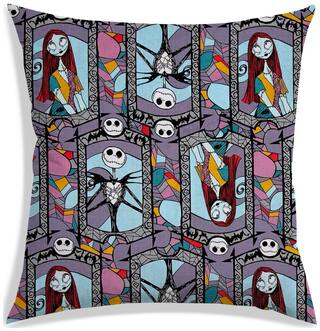 RADANYA Printed Polyester Grey Cushion Cover ( Large , Pack of 1 )