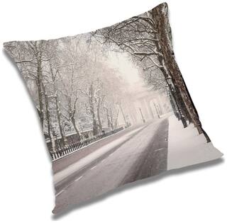 RADANYA Printed Cushion Cover with Filler Set 18x18 inch