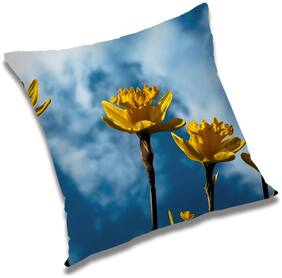 RADANYA Printed Cushion Cover with Filler Set 24x24 inch