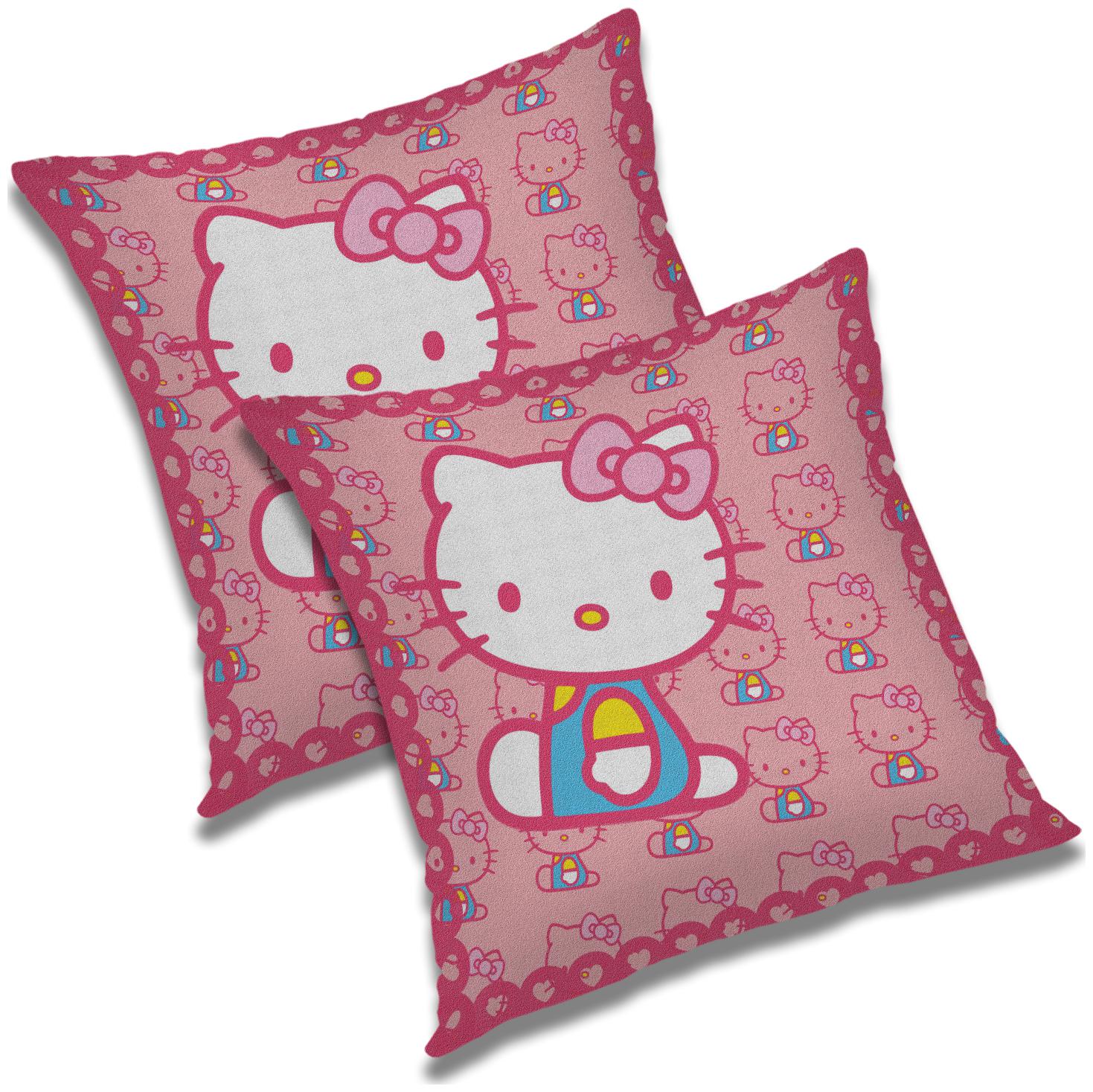 

RADANYA Printed Polyester Pink Cushion Cover ( Large Pack of 2 )