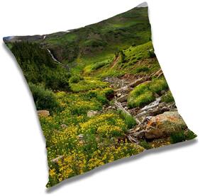 RADANYA Printed Cushion Cover with Filler Set 24x24 inch