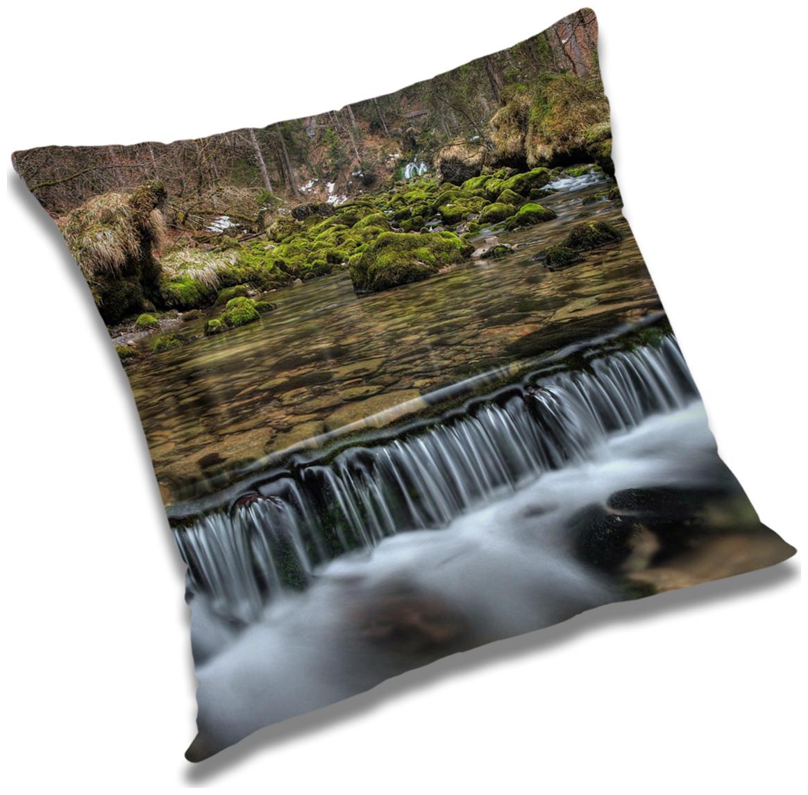 

RADANYA Printed Cushion Cover with Filler Set 18x18 inch