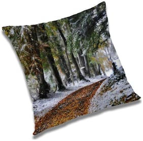 RADANYA Printed Cushion Cover with Filler Set 12x12 inch