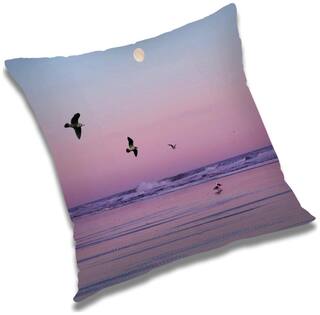 RADANYA Printed Cushion Cover with Filler Set 12x12 inch