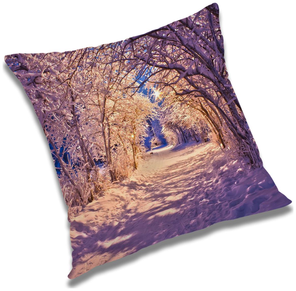 

RADANYA Printed Cushion Cover with Filler Set 12x12 inch