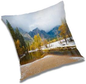 RADANYA Printed Cushion Cover with Filler Set 18x18 inch