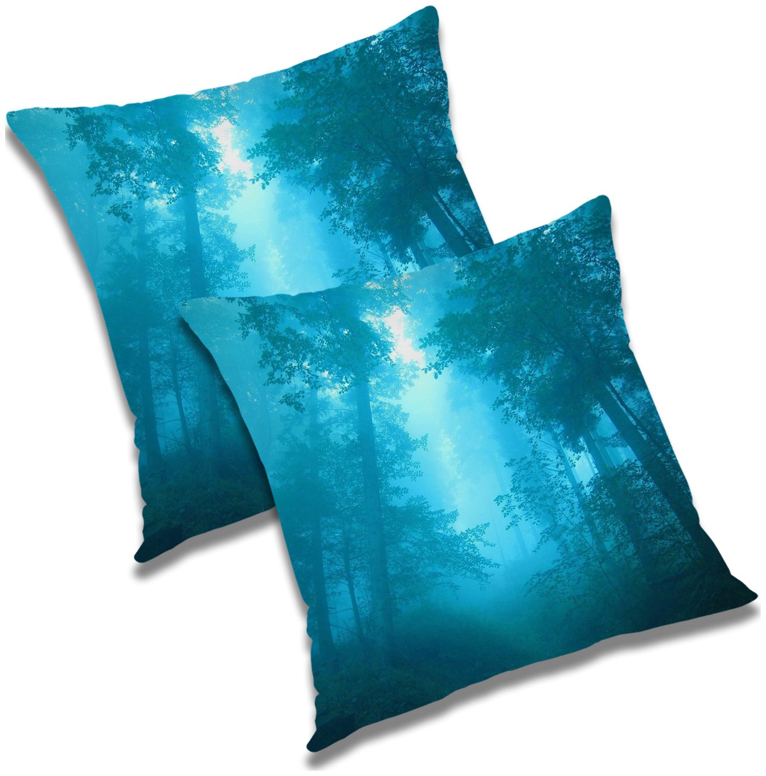 

RADANYA Printed Cushion Cover with Filler Set 24x24 inch