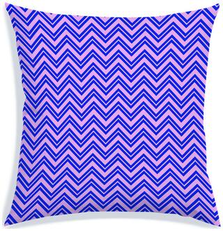 RADANYA Printed Polyester Blue Cushion Cover ( Large , Pack of 1 )