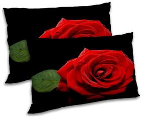 RADANYA Polyester Printed Pillow Covers ( Pack of 2 , Black )