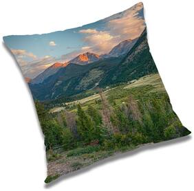 RADANYA Printed Cushion Cover with Filler Set 12x12 inch