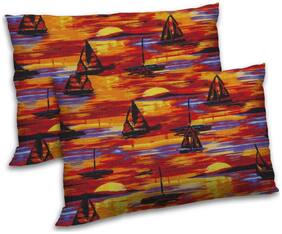RADANYA Polyester Printed Pillow Covers ( Pack of 2 , Multi )