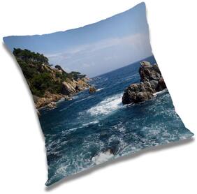 RADANYA Printed Cushion Cover with Filler Set 18x18 inch
