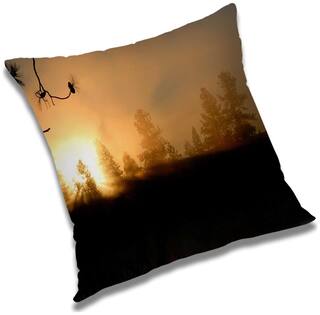 RADANYA Printed Cushion Cover with Filler Set 24x24 inch