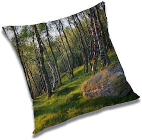 RADANYA Printed Cushion Cover with Filler Set 24x24 inch