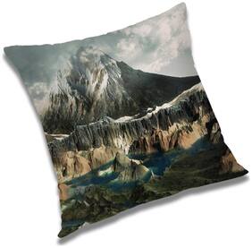 RADANYA Printed Cushion Cover with Filler Set 18x18 inch