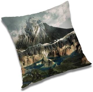 RADANYA Printed Cushion Cover with Filler Set 18x18 inch