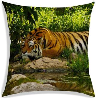 RADANYA Printed Cushion Cover 16x16 inch