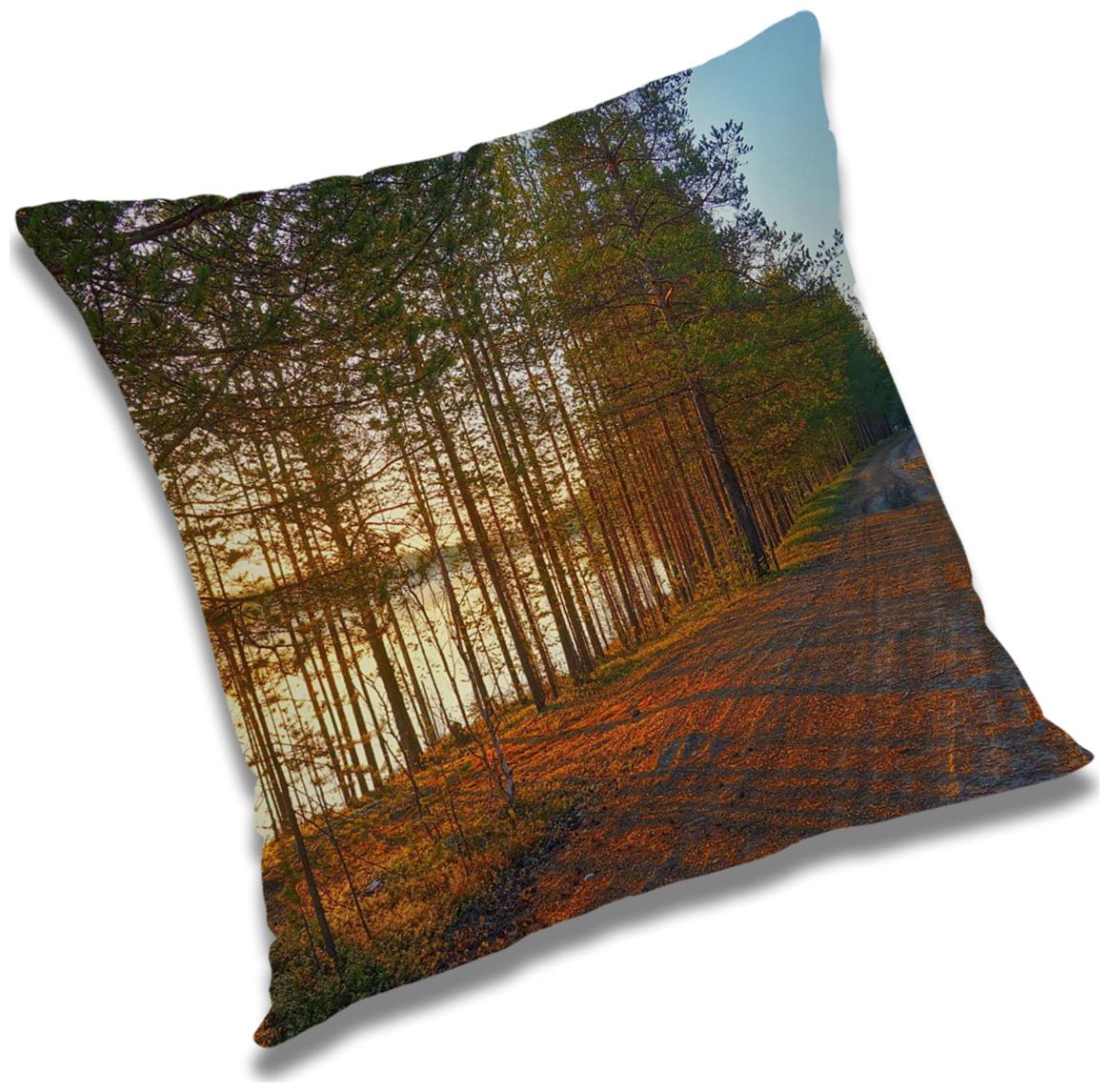 

RADANYA Printed Cushion Cover with Filler Set 16x16 inch