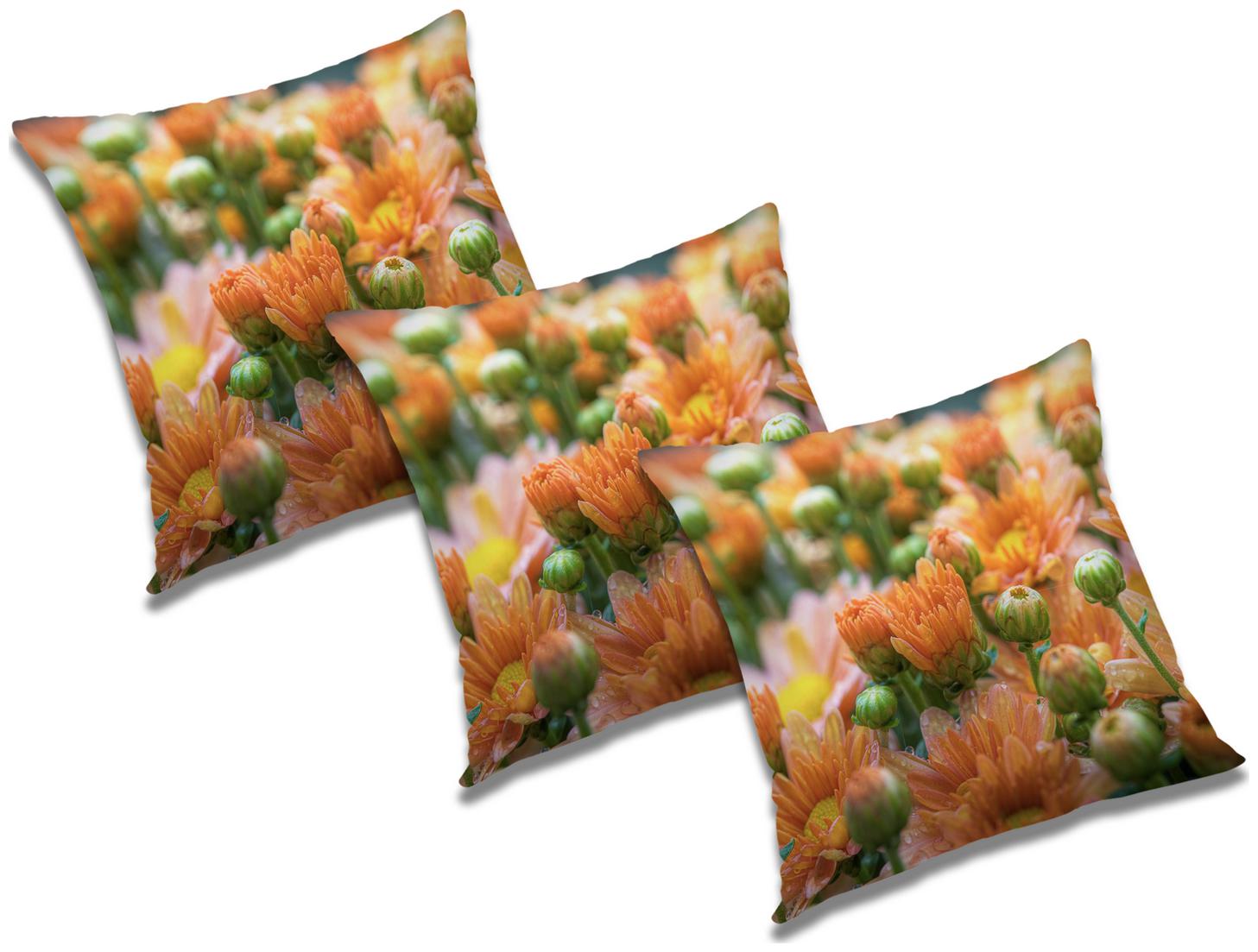 

RADANYA Printed Cushion Cover (Set of 3) 16x16 inch