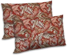RADANYA Polyester Printed Pillow Covers ( Pack of 2 , Brown )