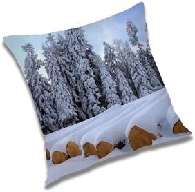 RADANYA Printed Cushion Cover with Filler Set 16x16 inch