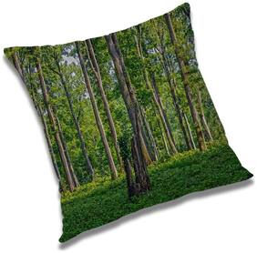 RADANYA Printed Cushion Cover with Filler Set 12x12 inch