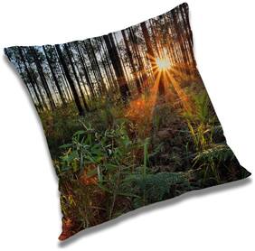 RADANYA Printed Cushion Cover with Filler Set 18x18 inch