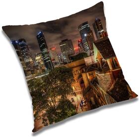 RADANYA Printed Cushion Cover with Filler Set 24x24 inch