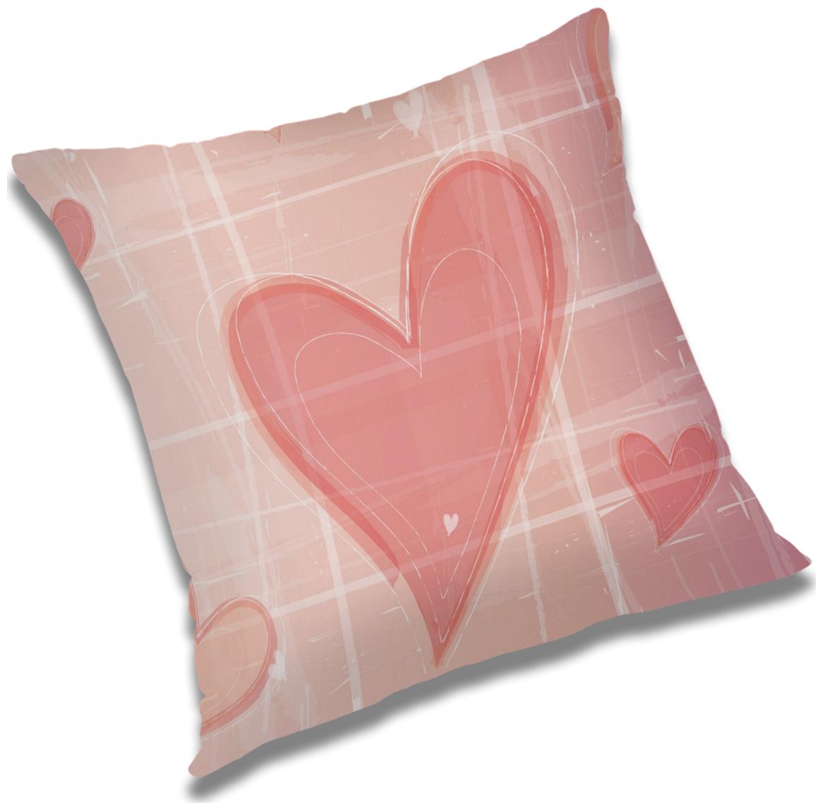 

RADANYA Printed Cushion Cover with Filler Set 18x18 inch