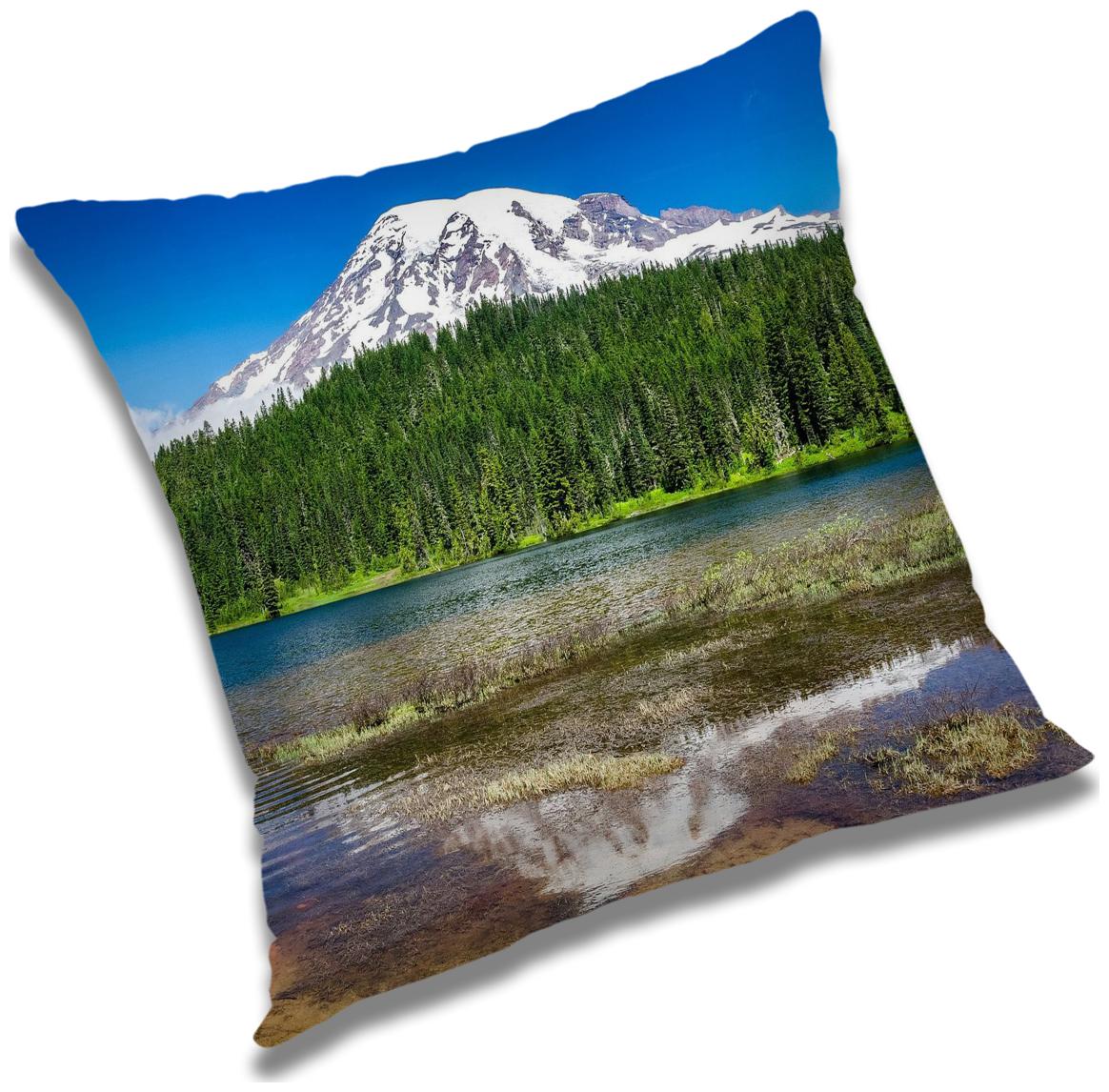 

RADANYA Printed Cushion Cover with Filler Set 12X12 inch