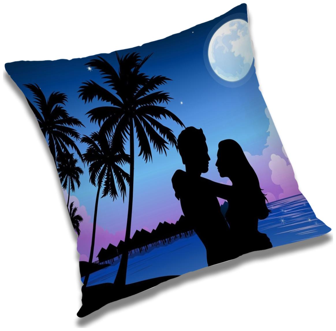 

RADANYA Printed Polyester Blue Cushion Cover ( Large Pack of 1 )