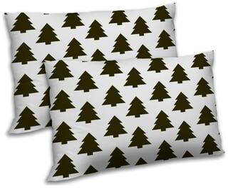 RADANYA Polyester Printed Pillow Covers ( Pack of 2 , Off-White )