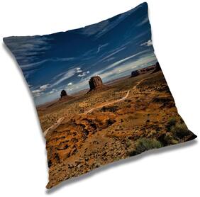 RADANYA Printed Cushion Cover with Filler Set 16x16 inch