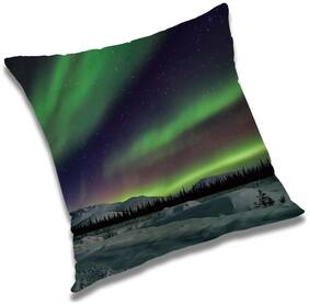RADANYA Printed Cushion Cover with Filler Set 18x18 inch