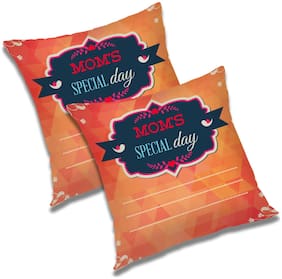 RADANYA Printed Cushion Cover with Filler (Set of 2) 24x24 inch