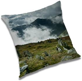 RADANYA Printed Cushion Cover with Filler Set 16x16 inch