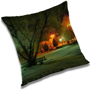 RADANYA Printed Cushion Cover with Filler Set 16x16 inch