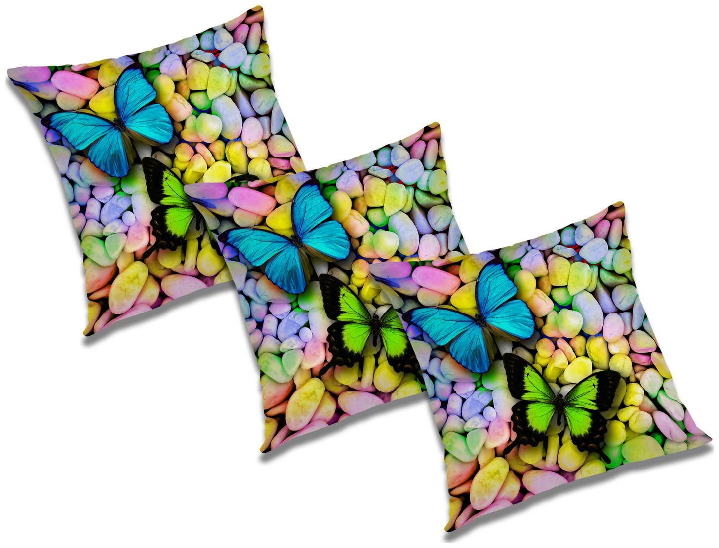 

RADANYA Printed Cushion Cover (Set of 3) 24x24 inch