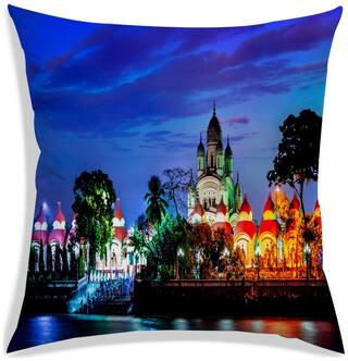RADANYA Printed Cushion Cover 24x24 inch