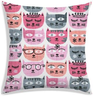 RADANYA Printed Polyester Off-white Cushion Cover ( Regular , Pack of 1 )