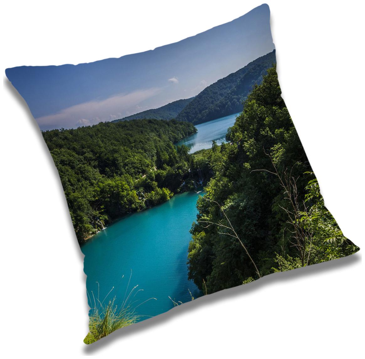 

RADANYA Printed Cushion Cover with Filler Set 12x12 inch