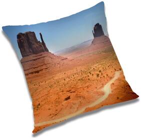 RADANYA Printed Cushion Cover with Filler Set 18x18 inch