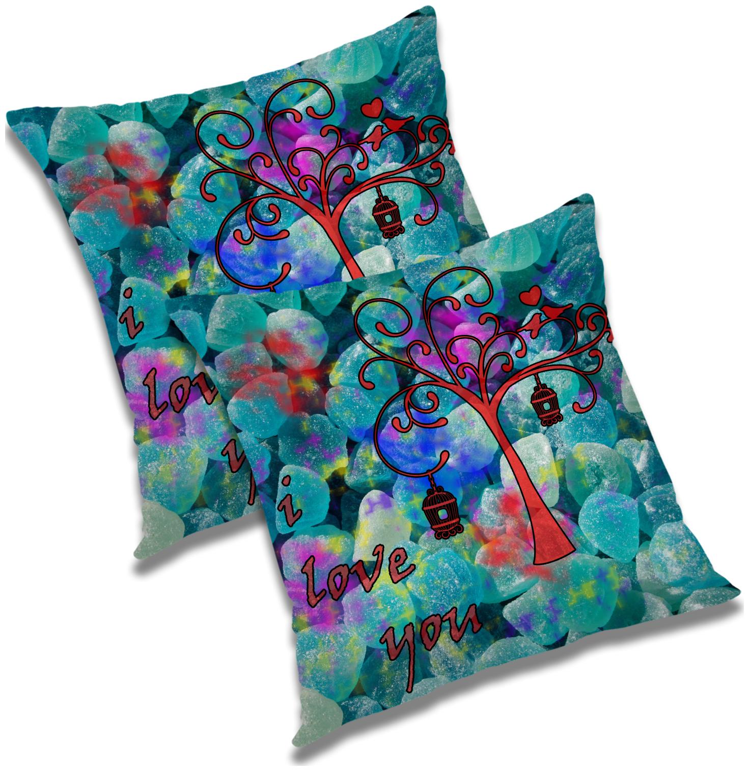 

RADANYA Printed Cushion Cover 12X12 inch