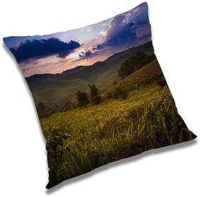 RADANYA Printed Cushion Cover with Filler Set 18x18 inch