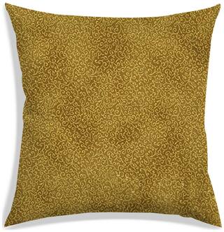 RADANYA Printed Polyester Green Cushion Cover ( Large , Pack of 1 )